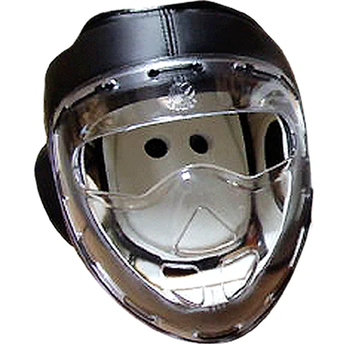 Head Gear with Clear Shield, Black