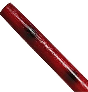 Rattan Escrima, Red w. Black dots
