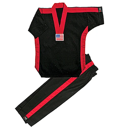 Red Striped Uniform Set